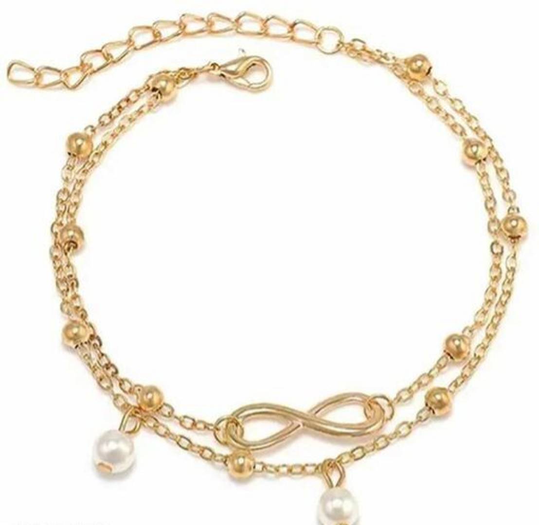 Stylish Alloy Chain Anklet for Women And Girls